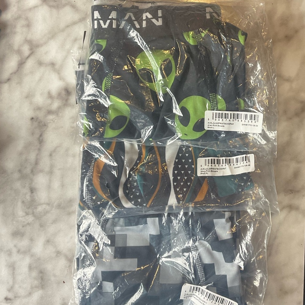 BOOHOO MAN BOXERS BRAND NEW (3) PAIR